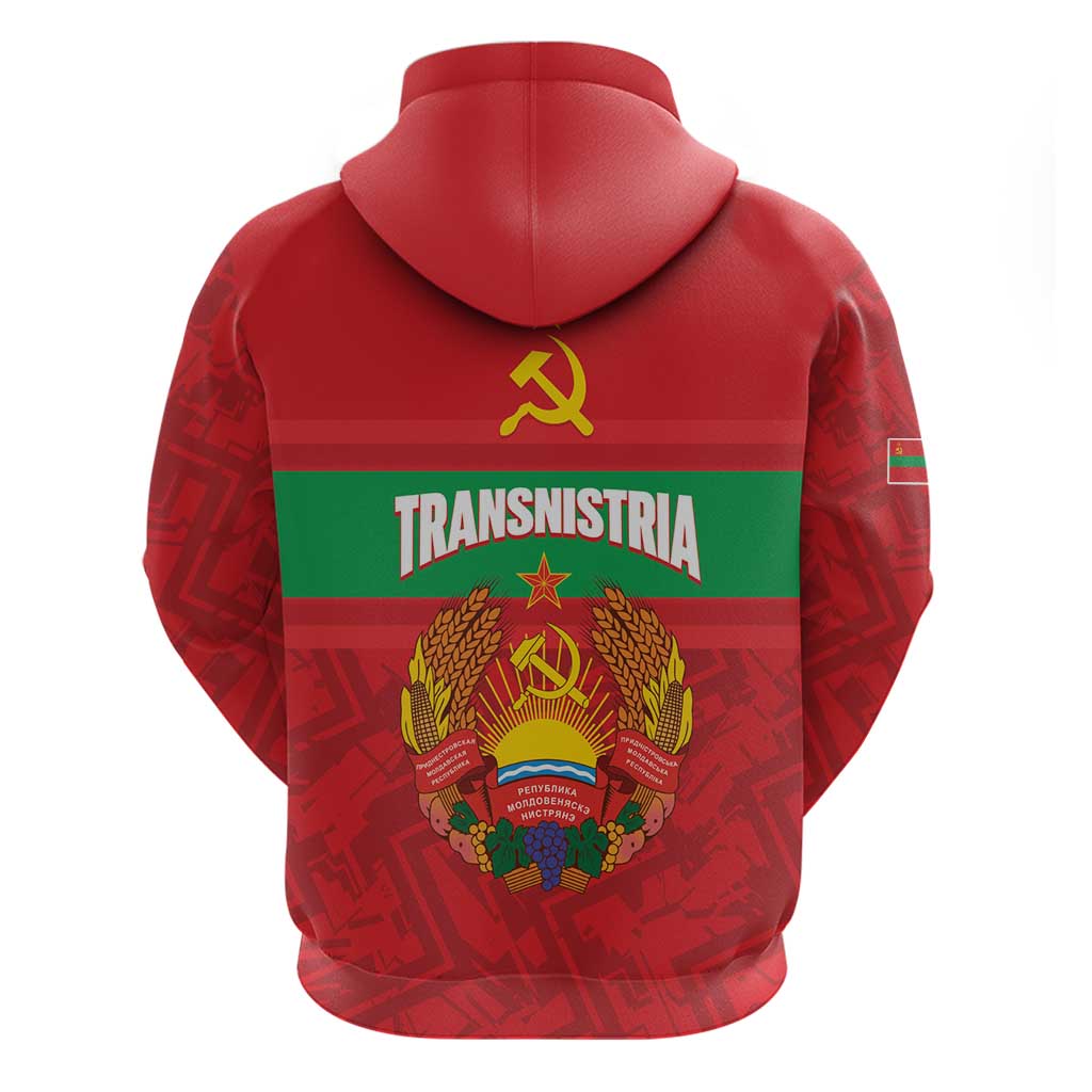 Transnistria Independence Day Hoodie Coat Of Arms Flag Style LT14