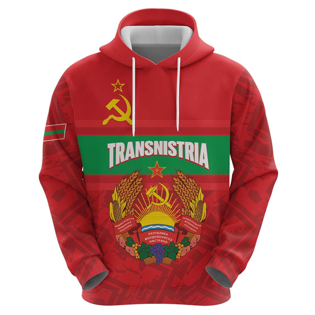 Transnistria Independence Day Hoodie Coat Of Arms Flag Style LT14