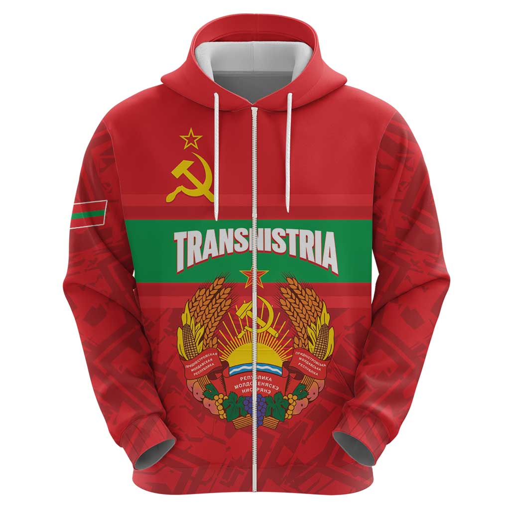 Transnistria Independence Day Hoodie Coat Of Arms Flag Style LT14