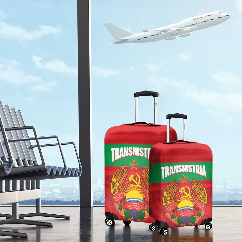 Transnistria Independence Day Luggage Cover Coat Of Arms Flag Style LT14