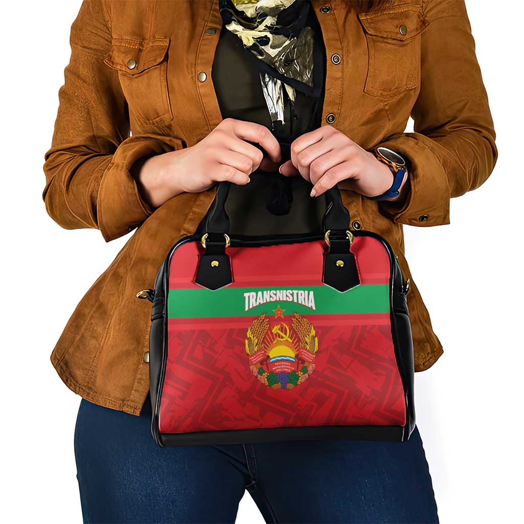 Transnistria Independence Day Shoulder Handbag Coat Of Arms Flag Style LT14