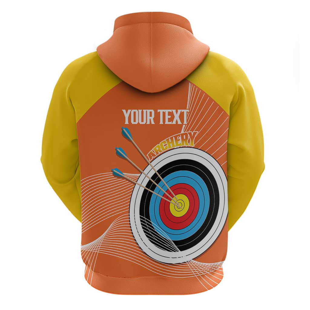 Personalised Bhutan Archery Hoodie Board Style Flag Color LT14
