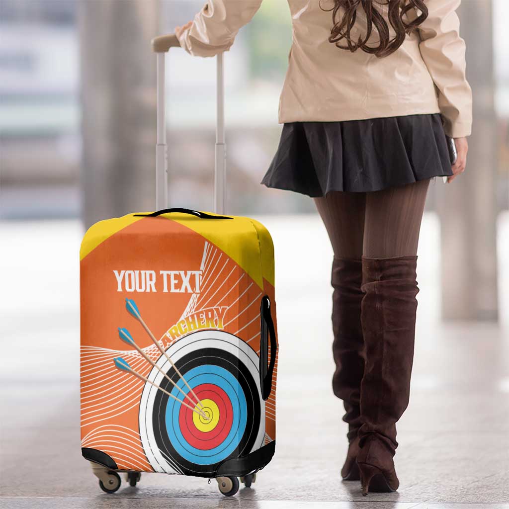Personalised Bhutan Archery Luggage Cover Board Style Flag Color LT14