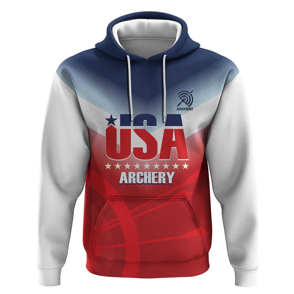 Personalized United States Archery Hoodie USA 2025 Sporty Style LT14