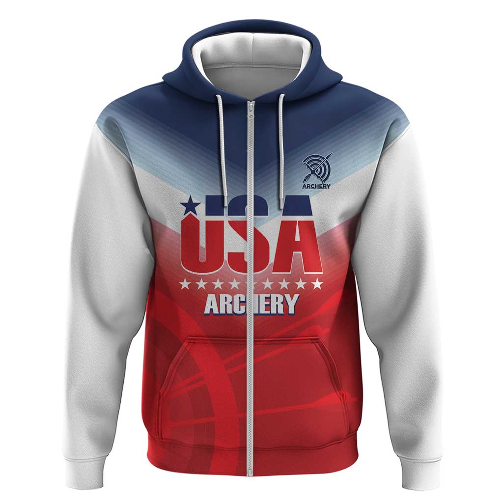 Personalized United States Archery Hoodie USA 2025 Sporty Style LT14