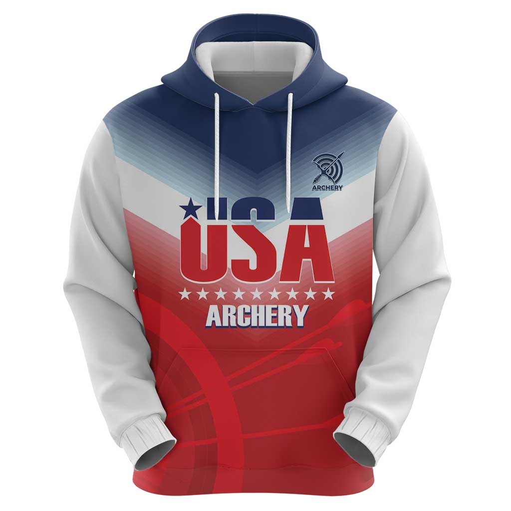 Personalized United States Archery Hoodie USA 2025 Sporty Style LT14