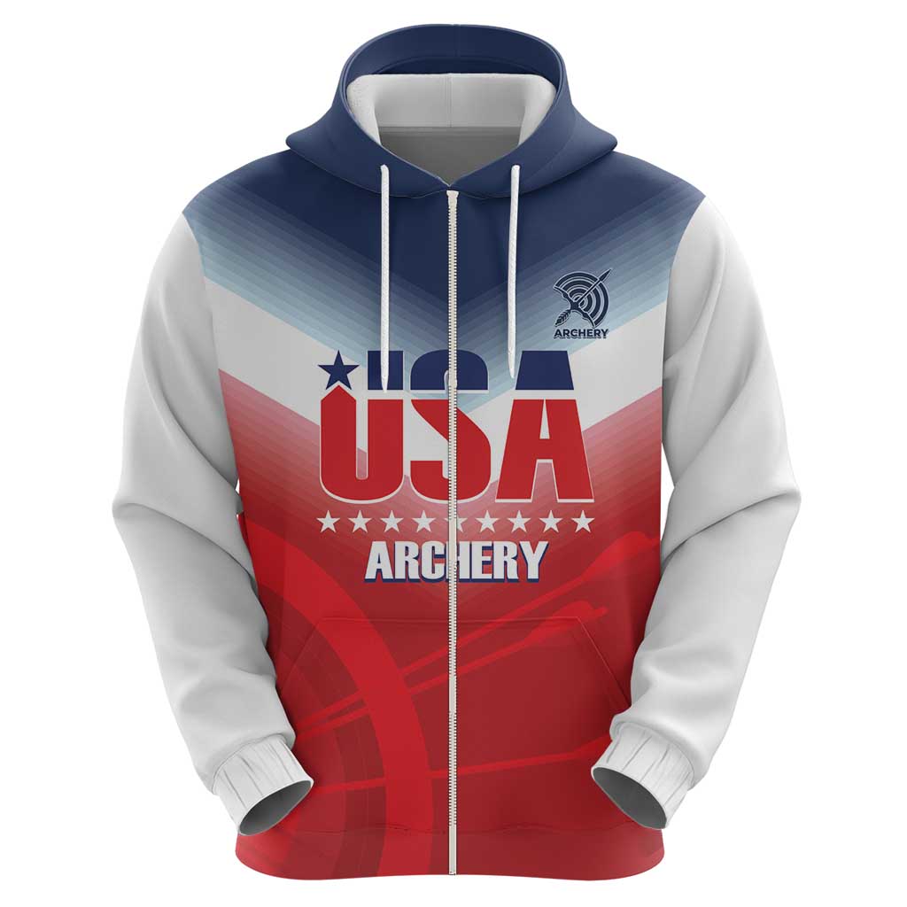 Personalized United States Archery Hoodie USA 2025 Sporty Style LT14