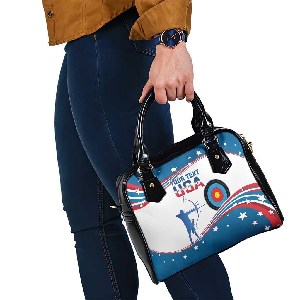 Personalized United States Archery Shoulder Handbag USA Sport Curve Style LT14