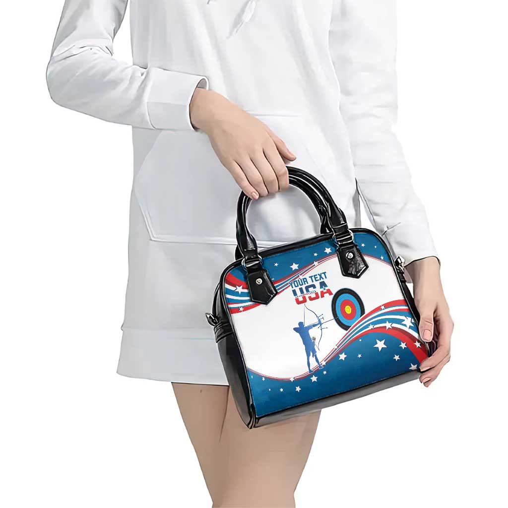 Personalized United States Archery Shoulder Handbag USA Sport Curve Style LT14