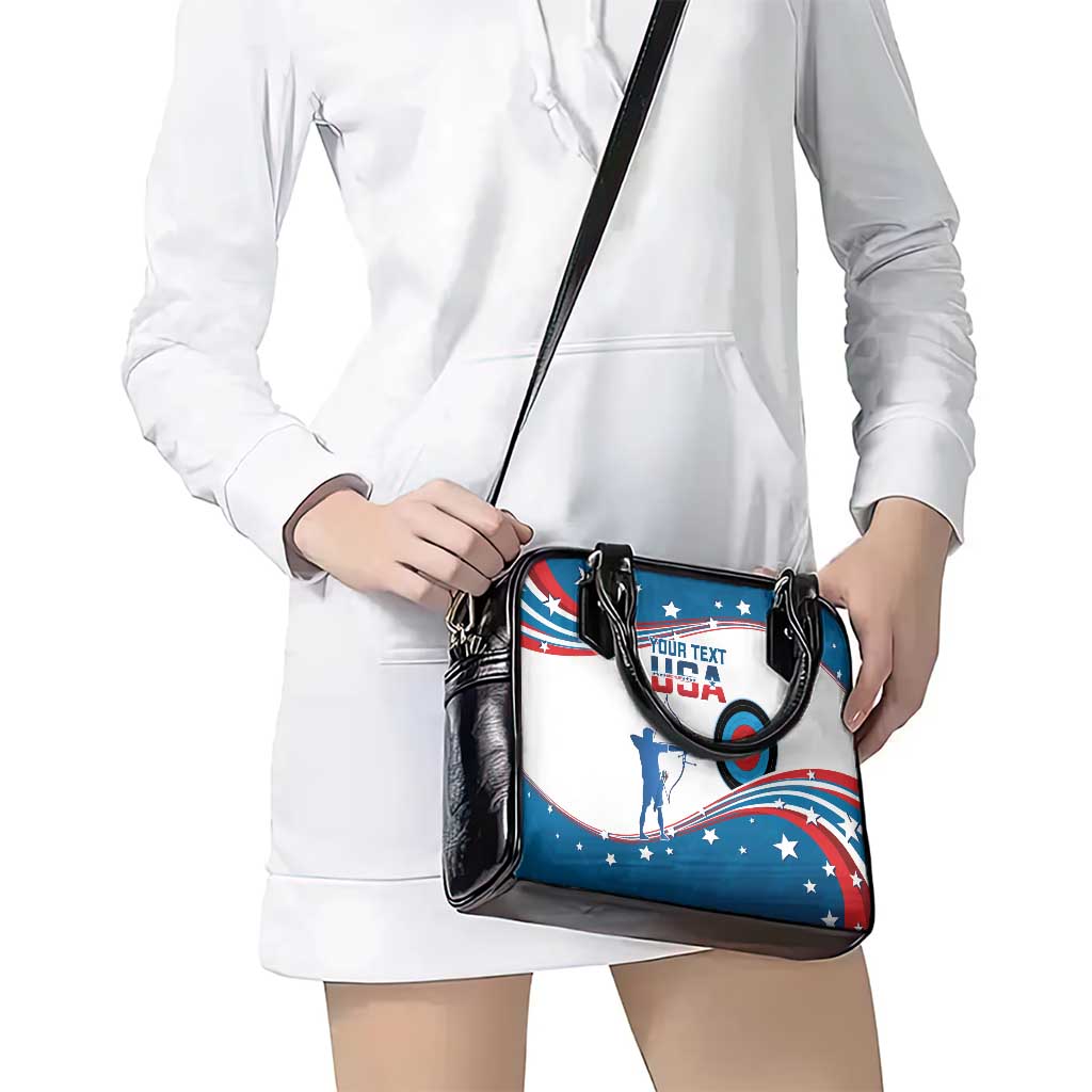 Personalized United States Archery Shoulder Handbag USA Sport Curve Style LT14