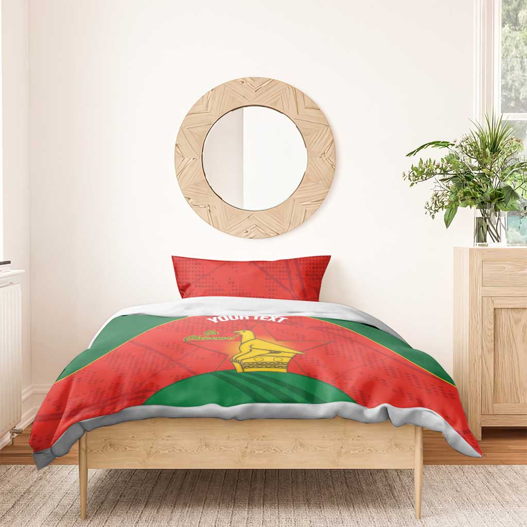 Afro Cricket Zimbabwe Custom Bedding Set Go Chevrons 2003 Color LT14