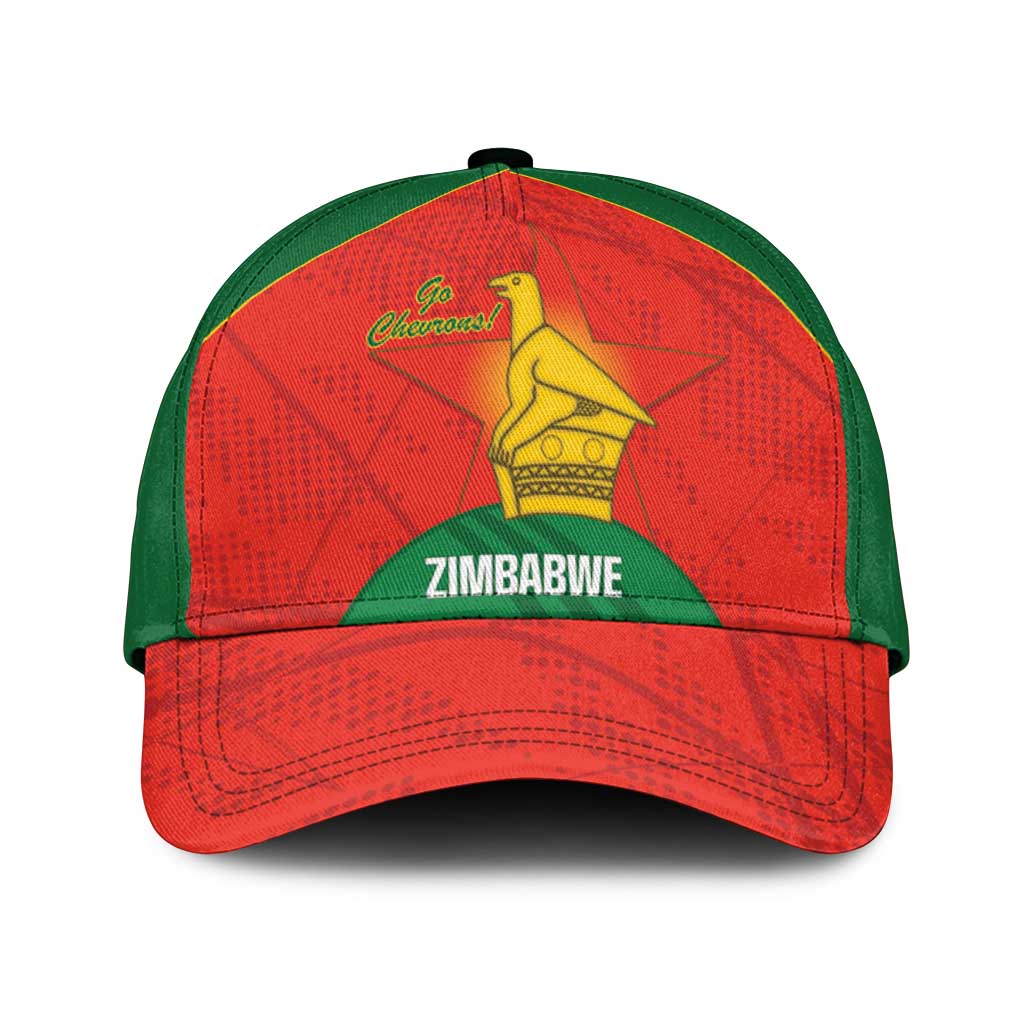 Zimbabwe Cricket Classic Cap Go Chevrons 2003 Color Version LT14