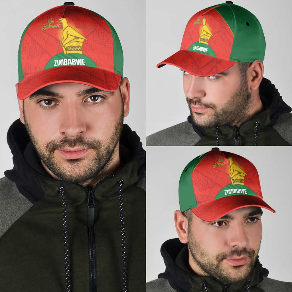 Zimbabwe Cricket Classic Cap Go Chevrons 2003 Color Version LT14