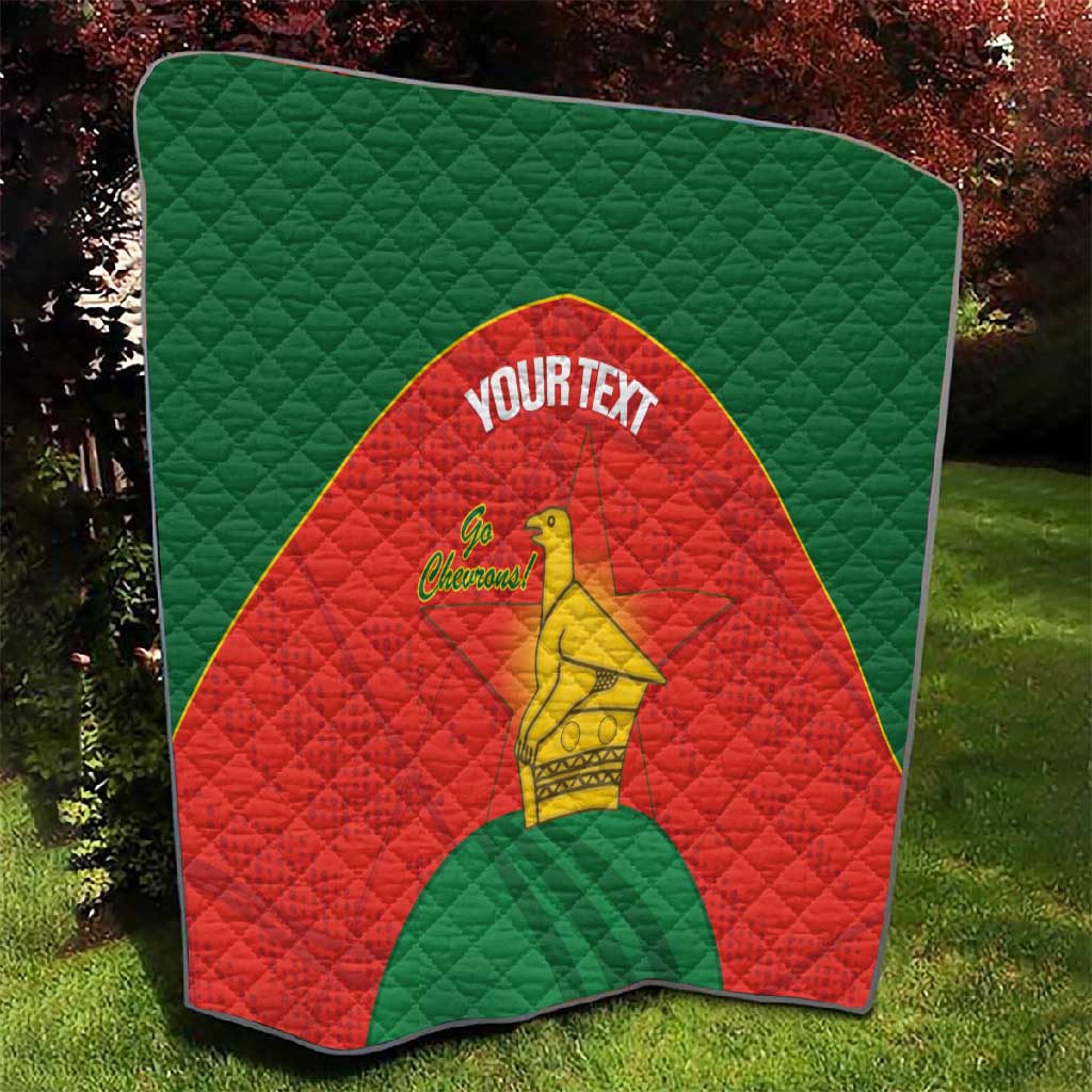 Afro Cricket Zimbabwe Custom Quilt Go Chevrons 2003 Color LT14