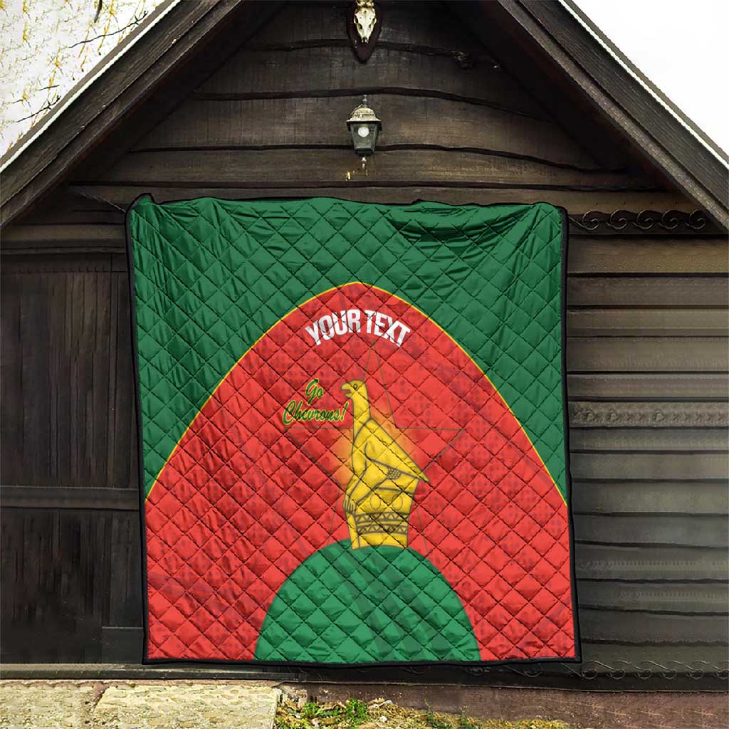 Afro Cricket Zimbabwe Custom Quilt Go Chevrons 2003 Color LT14