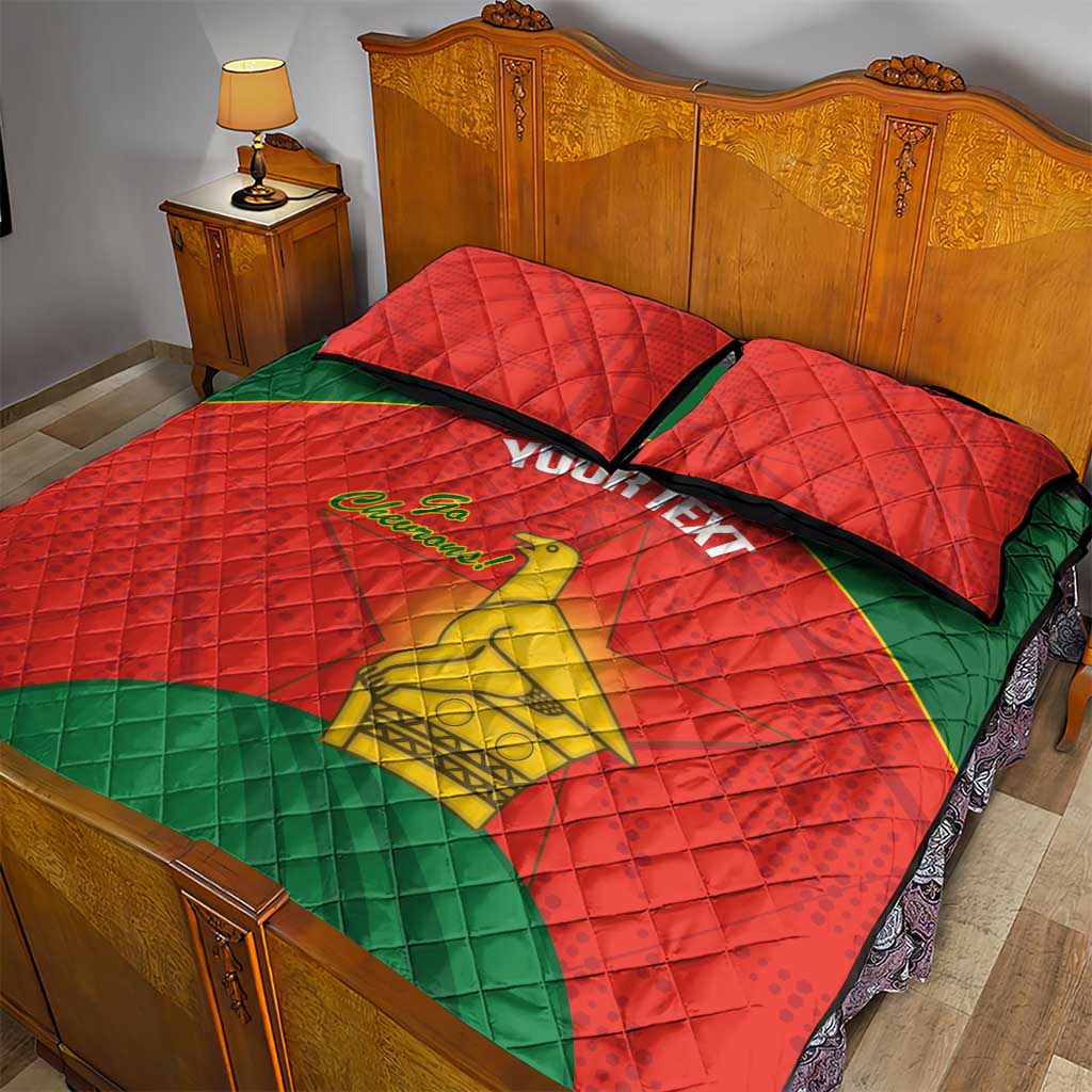 Afro Cricket Zimbabwe Custom Quilt Bed Set Go Chevrons 2003 Color LT14
