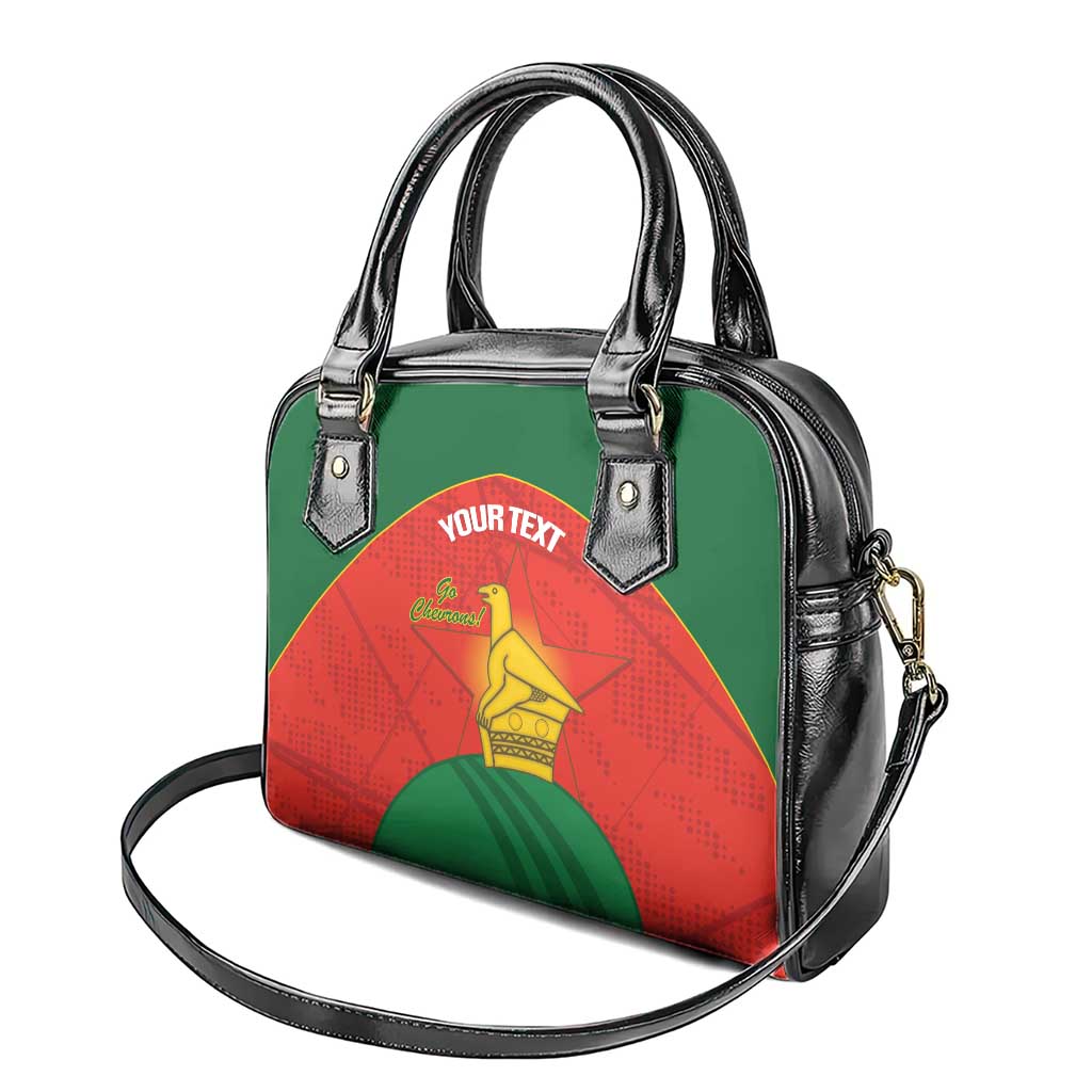 Custom Zimbabwe Cricket Shoulder Handbag Go Chevrons 2003 Color Version LT14