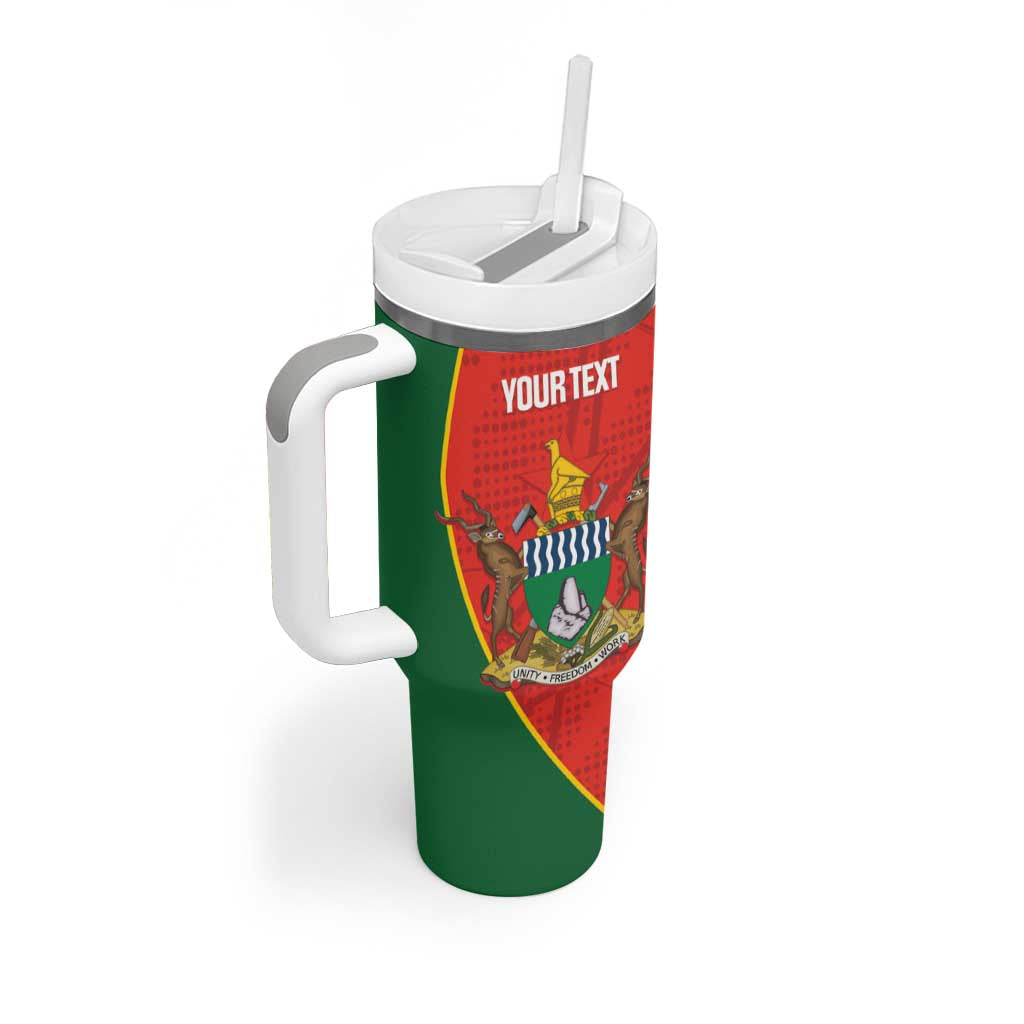 Afro Cricket Zimbabwe Custom Tumbler With Handle Go Chevrons 2003 Color LT14