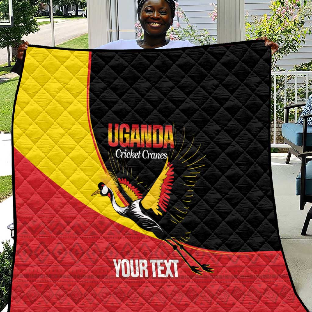 Afro Cricket Uganda Custom Quilt Go Cranes African Pattern LT14