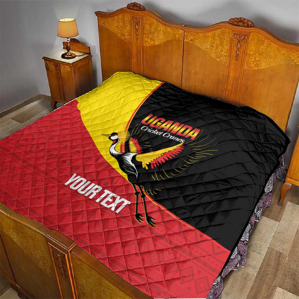Afro Cricket Uganda Custom Quilt Go Cranes African Pattern LT14