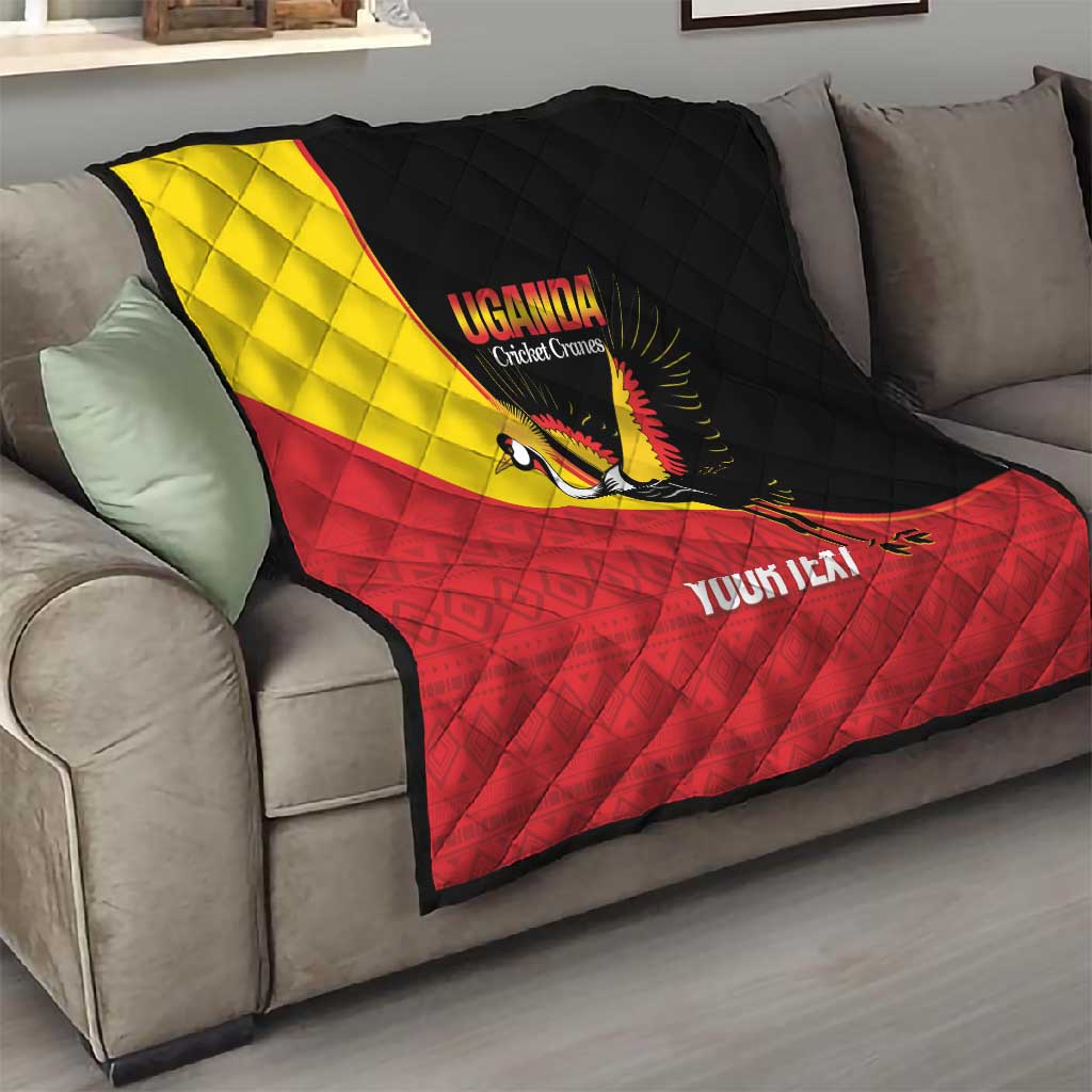 Afro Cricket Uganda Custom Quilt Go Cranes African Pattern LT14