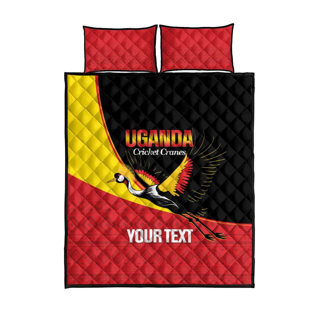 Afro Cricket Uganda Custom Quilt Bed Set Go Cranes African Pattern LT14