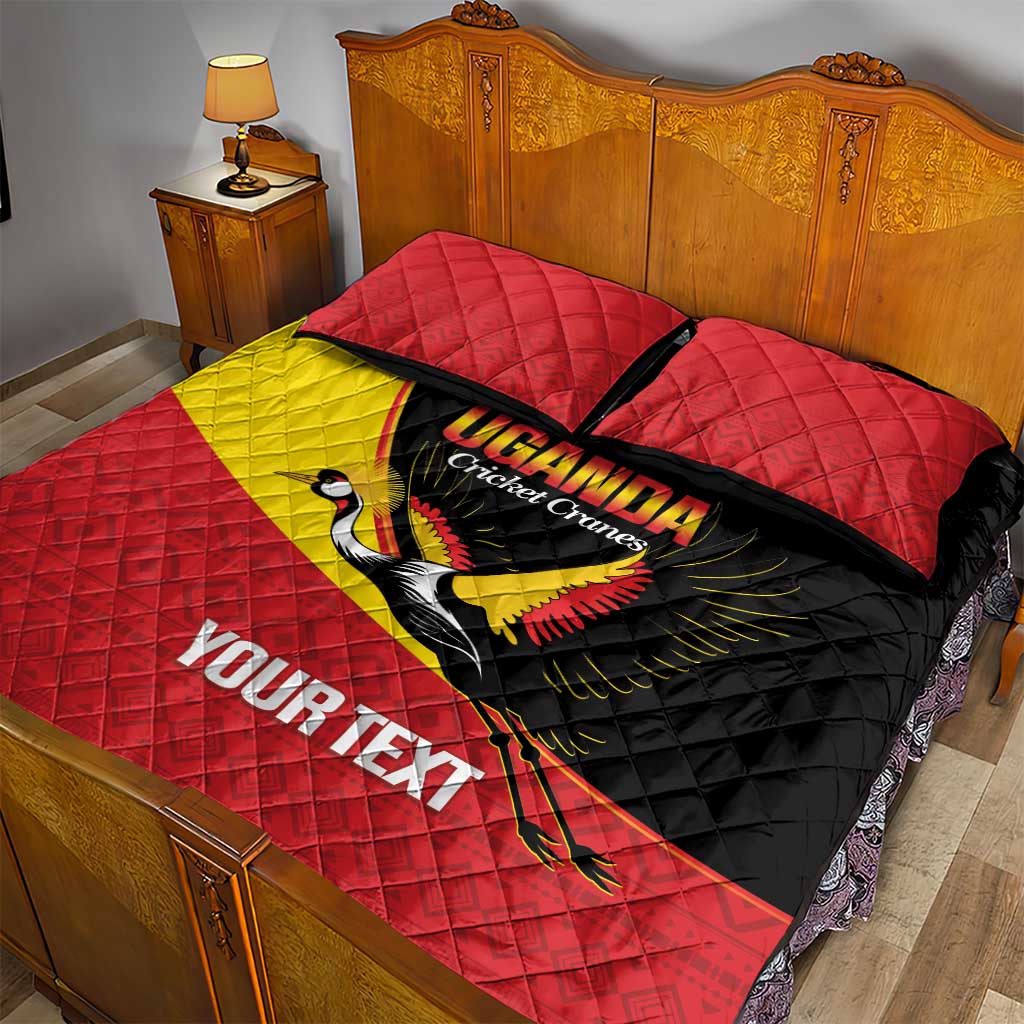 Afro Cricket Uganda Custom Quilt Bed Set Go Cranes African Pattern LT14