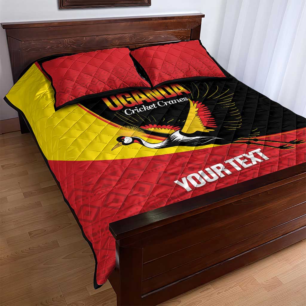Afro Cricket Uganda Custom Quilt Bed Set Go Cranes African Pattern LT14