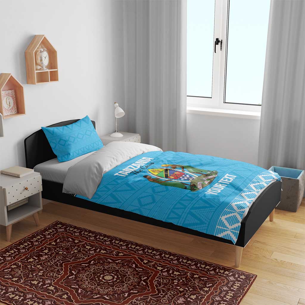 Afro Cricket Tanzania Custom Bedding Set Go Cows Sporty African Pattern LT14