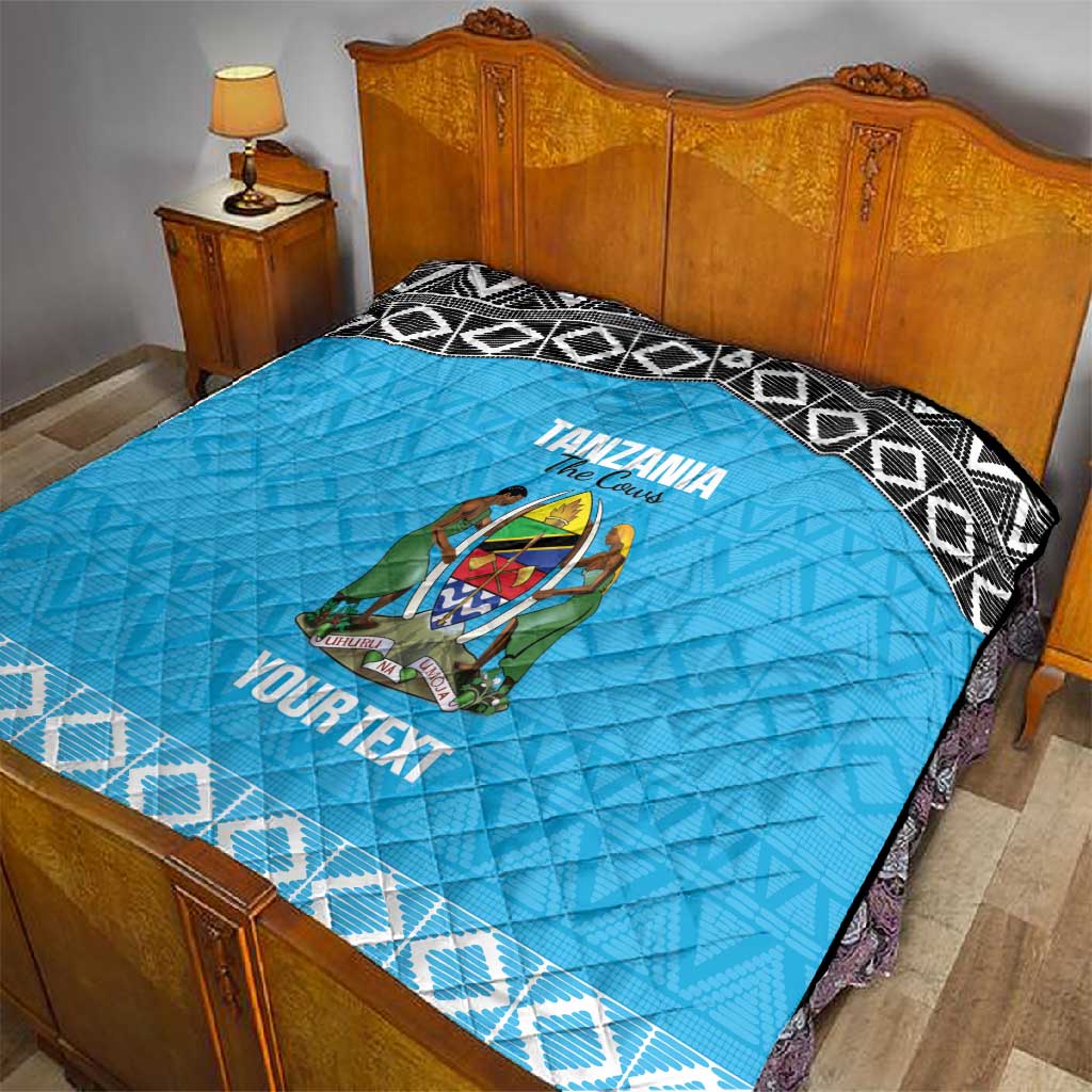 Afro Cricket Tanzania Custom Quilt Go Cows Sporty African Pattern LT14
