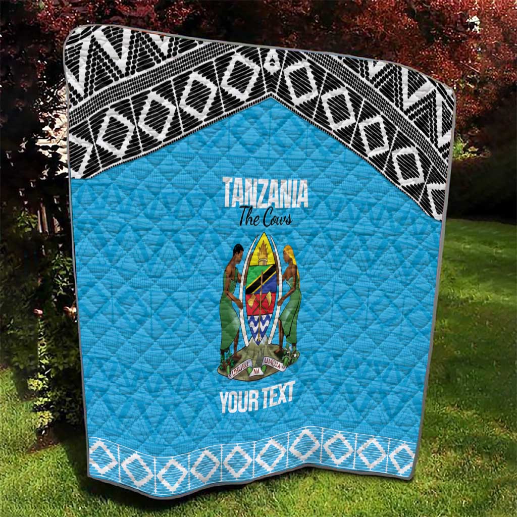 Afro Cricket Tanzania Custom Quilt Go Cows Sporty African Pattern LT14