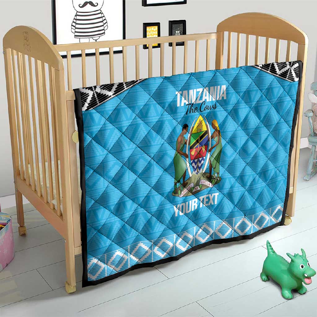 Afro Cricket Tanzania Custom Quilt Go Cows Sporty African Pattern LT14