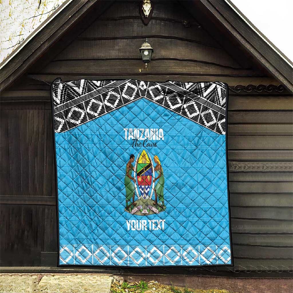 Afro Cricket Tanzania Custom Quilt Go Cows Sporty African Pattern LT14