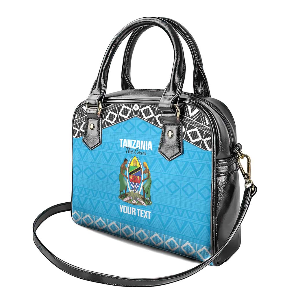 Custom Tanzania Cricket Shoulder Handbag Go Cows Sporty African Pattern LT14