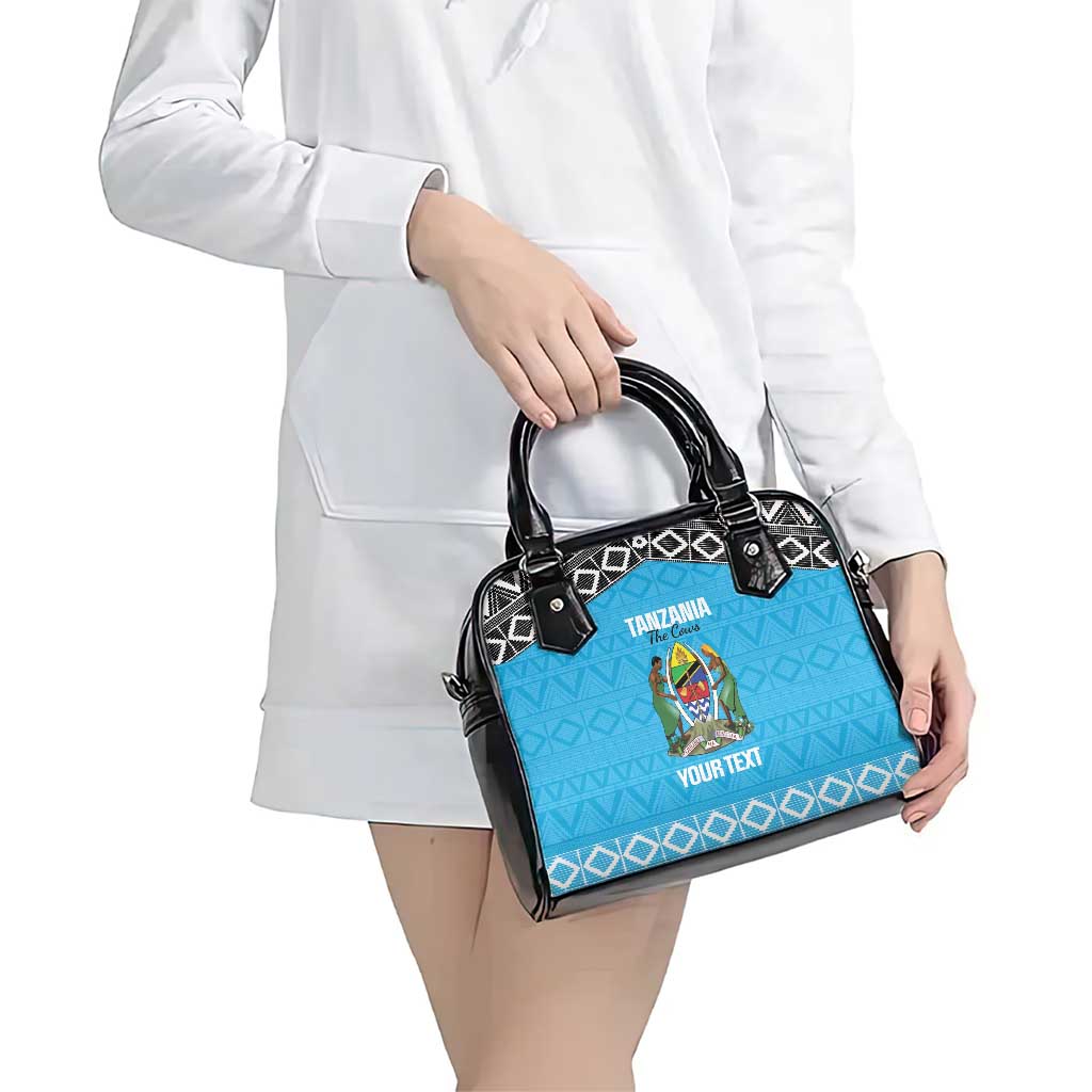 Custom Tanzania Cricket Shoulder Handbag Go Cows Sporty African Pattern LT14