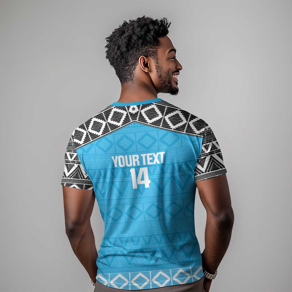 Afro Cricket Tanzania Custom T shirt Go Cows Sporty African Pattern LT14