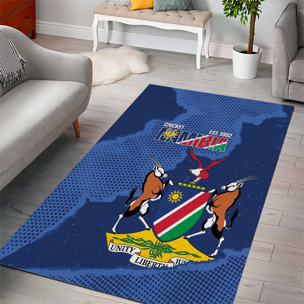 Afro Cricket Namibia Custom Area Rug Go Eagles Est 1992 LT14