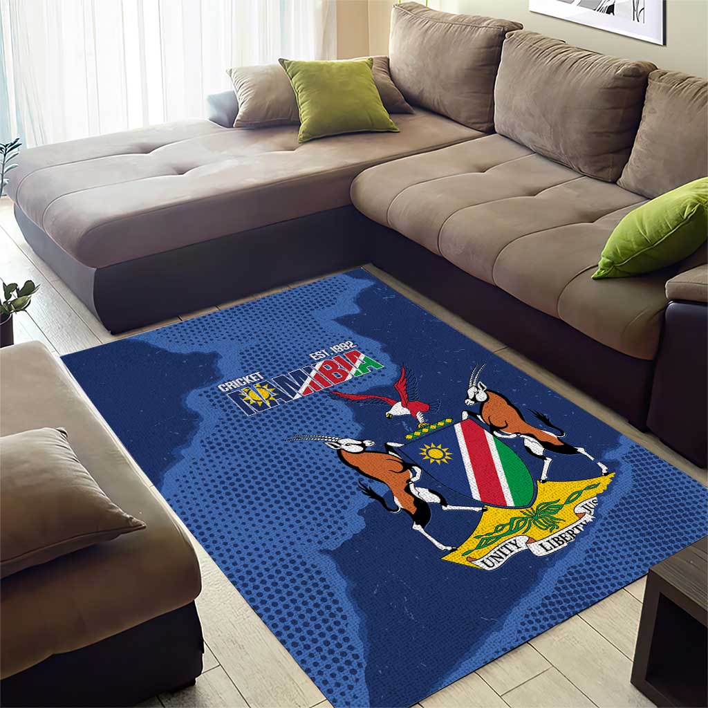 Afro Cricket Namibia Custom Area Rug Go Eagles Est 1992 LT14