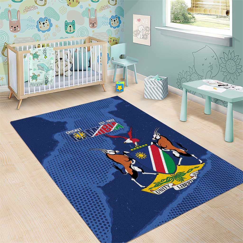 Afro Cricket Namibia Custom Area Rug Go Eagles Est 1992 LT14