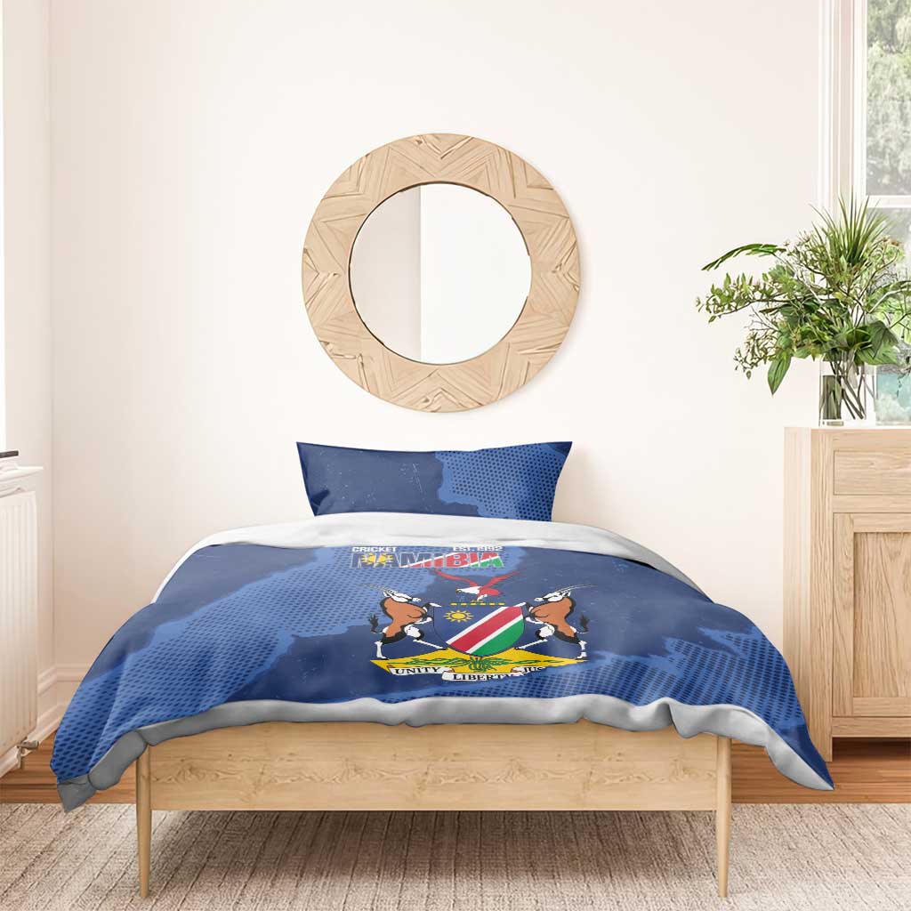 Afro Cricket Namibia Custom Bedding Set Go Eagles Est 1992 LT14