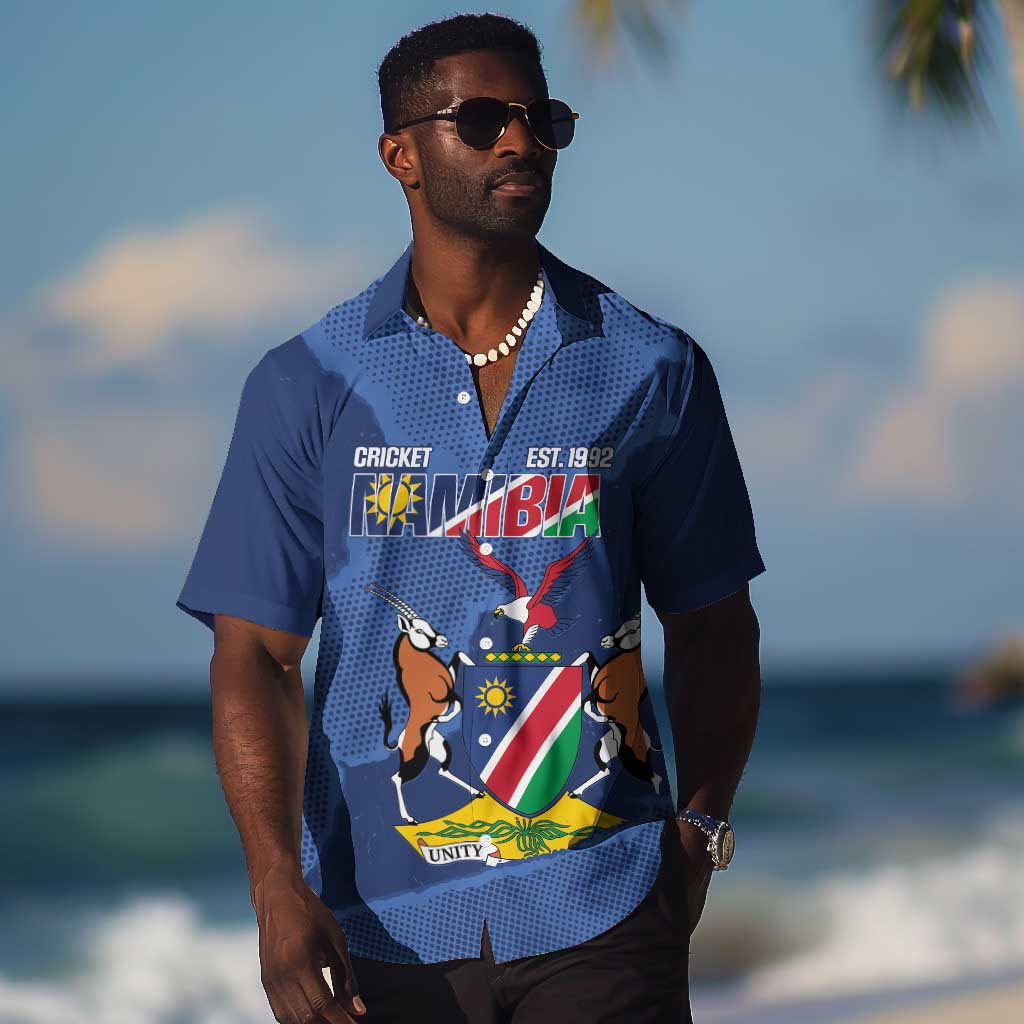Afro Cricket Namibia Custom Hawaiian Shirt Go Eagles Est 1992 LT14