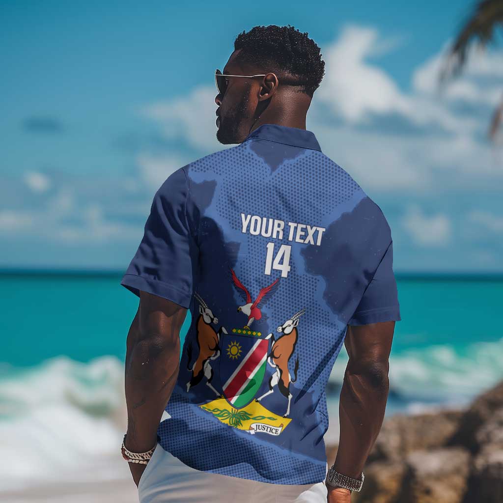 Afro Cricket Namibia Custom Hawaiian Shirt Go Eagles Est 1992 LT14