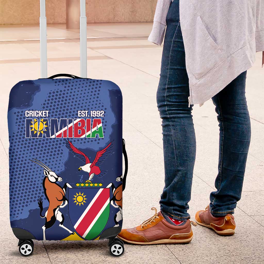 Custom Namibia Cricket Luggage Cover Go Eagles Est 1992 LT14