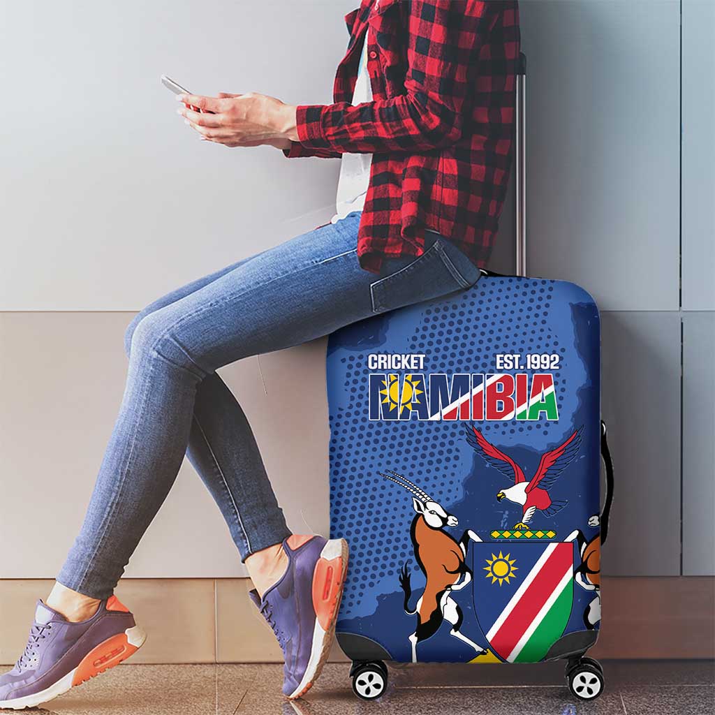 Custom Namibia Cricket Luggage Cover Go Eagles Est 1992 LT14