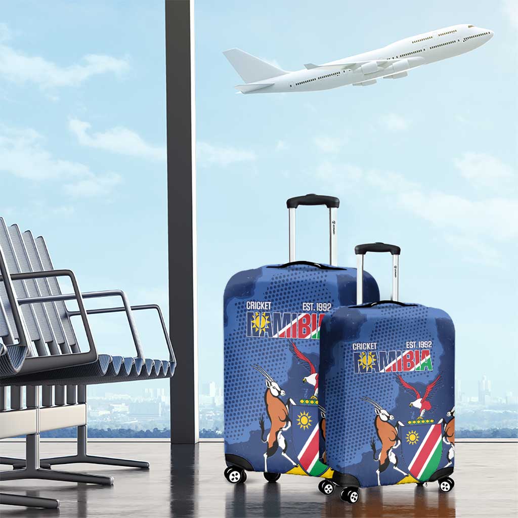 Custom Namibia Cricket Luggage Cover Go Eagles Est 1992 LT14