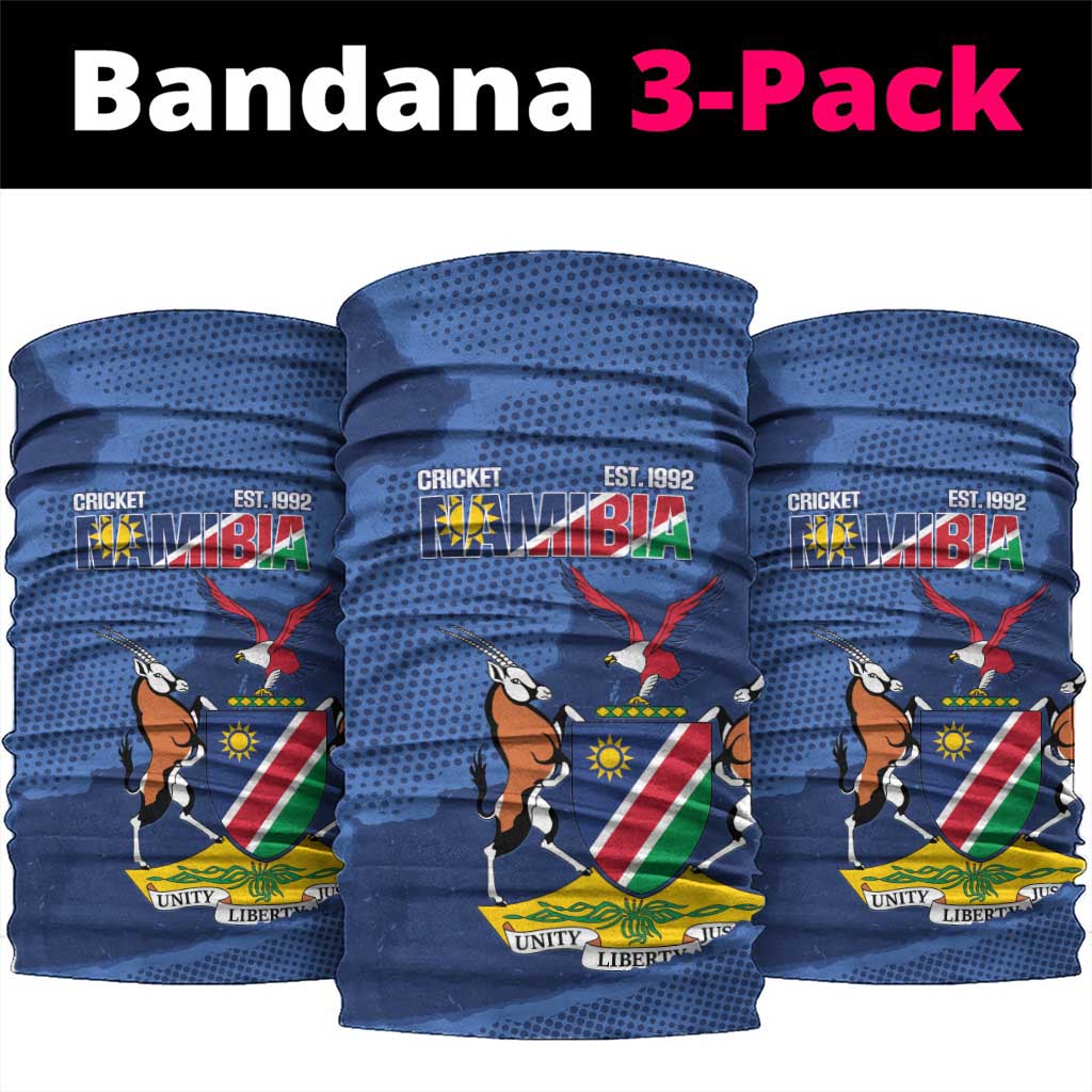 Custom Namibia Cricket Neck Gaiter Go Eagles Est 1992 LT14