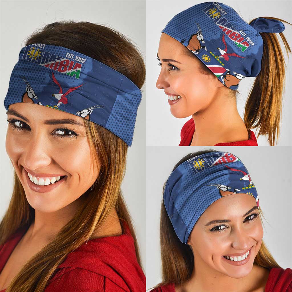 Custom Namibia Cricket Neck Gaiter Go Eagles Est 1992 LT14