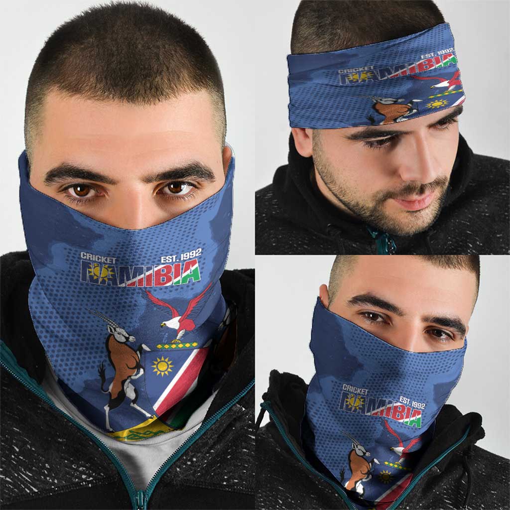 Custom Namibia Cricket Neck Gaiter Go Eagles Est 1992 LT14