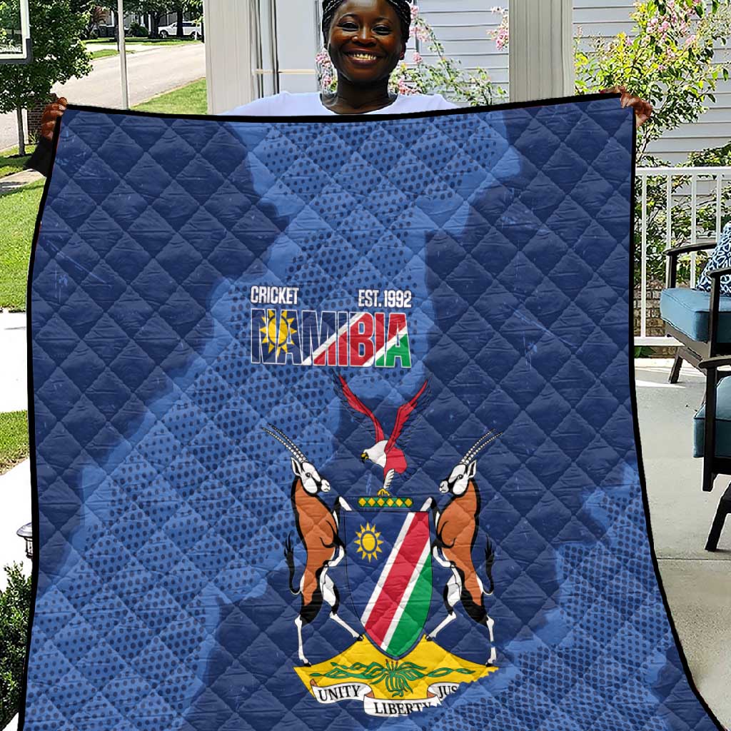 Afro Cricket Namibia Custom Quilt Go Eagles Est 1992 LT14