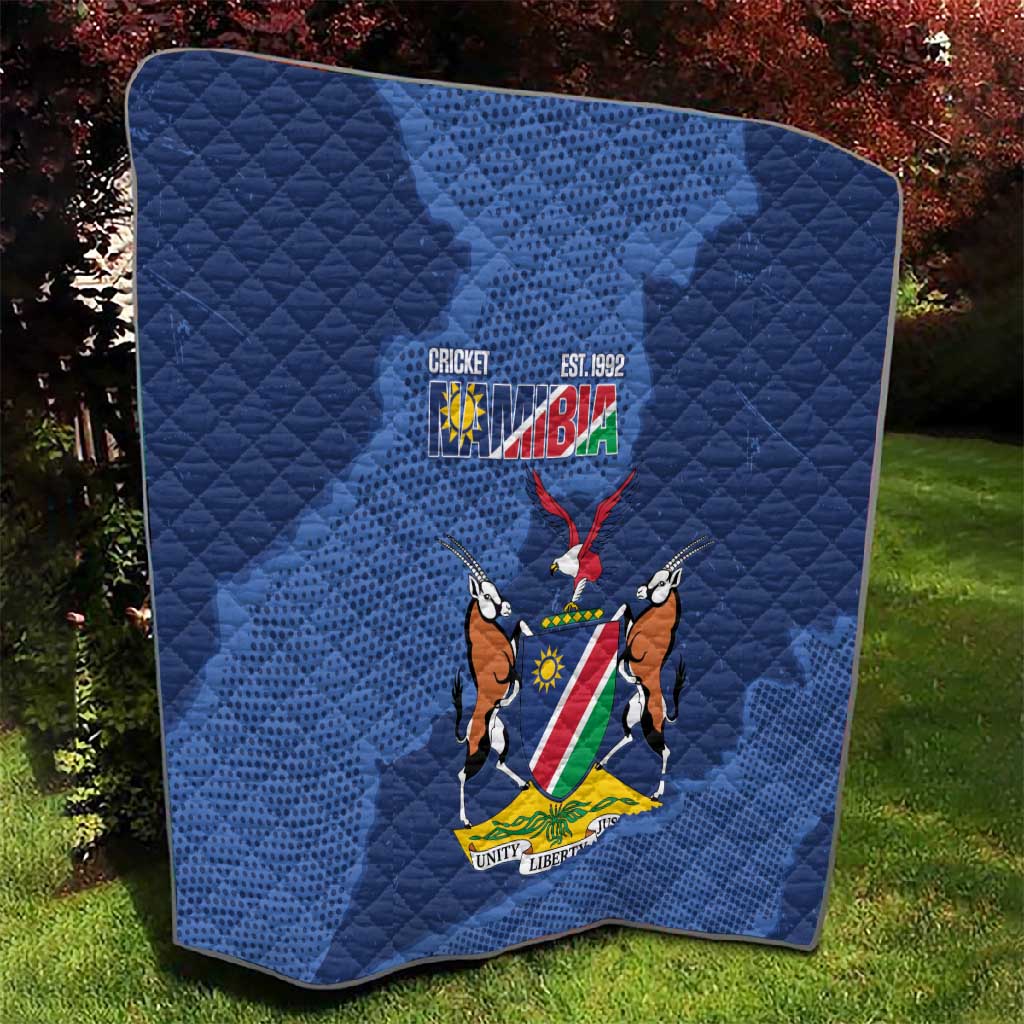 Afro Cricket Namibia Custom Quilt Go Eagles Est 1992 LT14